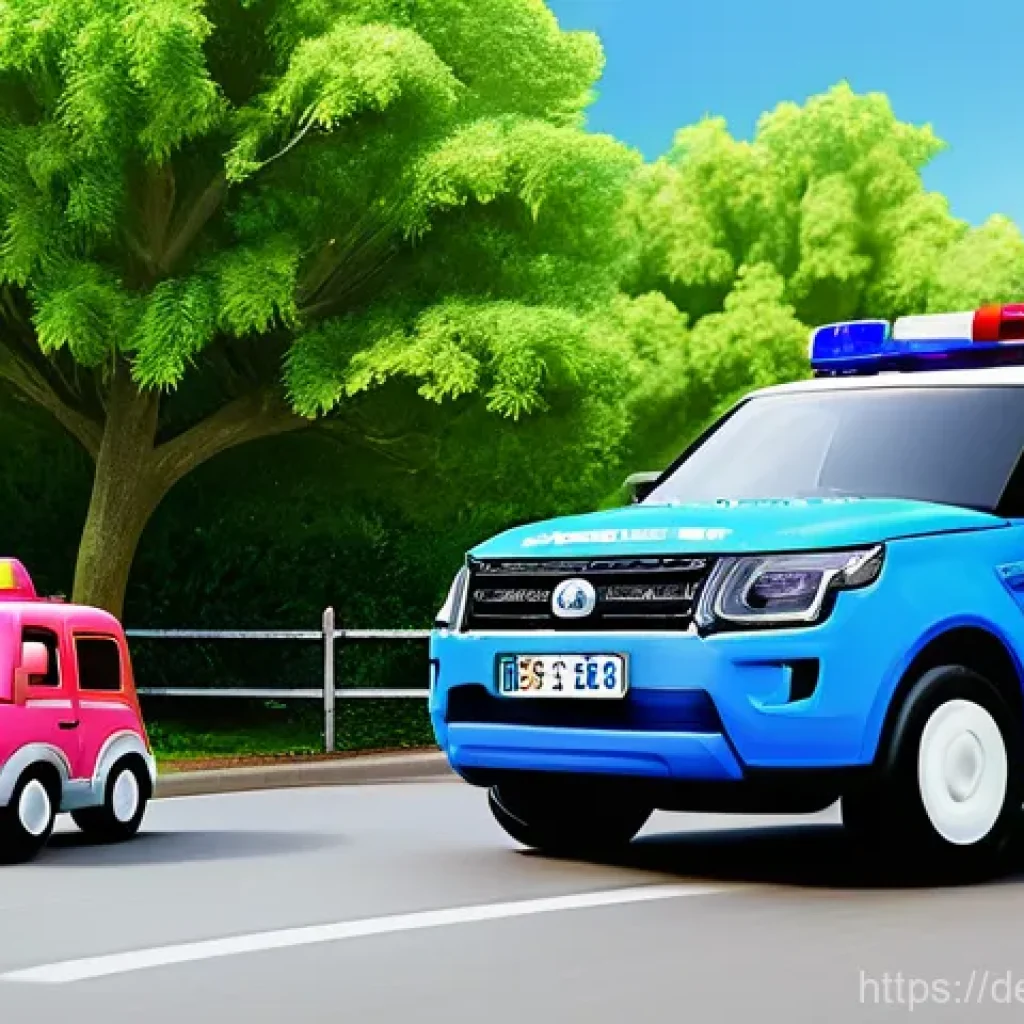 로보카폴리와 언어 학습 - **A dynamic rescue operation in Brummstadt.**
**Prompt:** "A vibrant, cheerful scene in Brummsta...