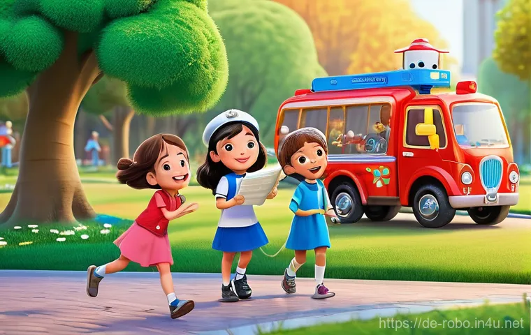 로보카폴리의 시즌별 음악 - **Prompt 1: The Magical Dawn of Brooms Town's Music**
    A heartwarming scene in Brooms Town at daw...