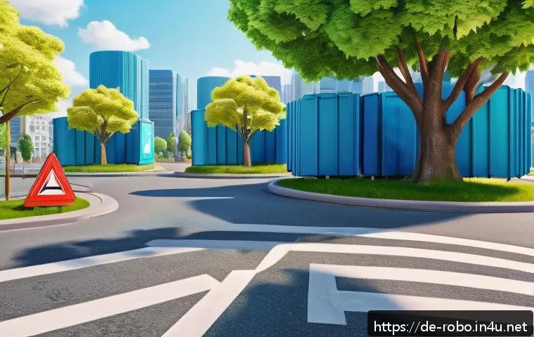 로보카폴리와 브이로그 - A vibrant and colorful digital classroom scene featuring diverse animated child characters wearing c...
